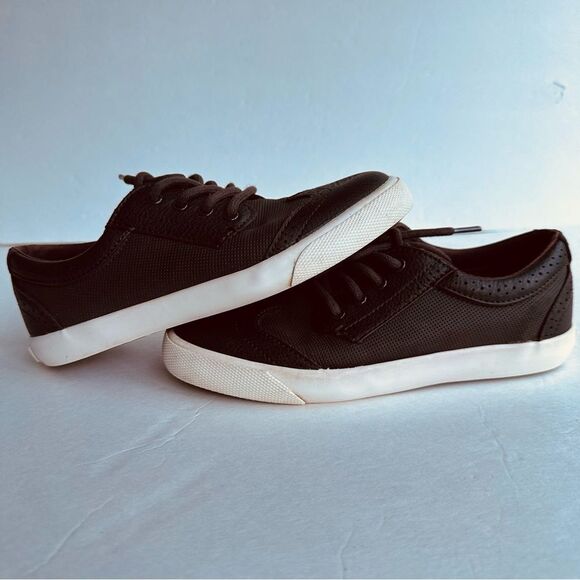 Ben Sherman Boys Size 2 Wing-tip Oxford Sneakers Brown Casual Dress Shoes - Picture 4 of 8